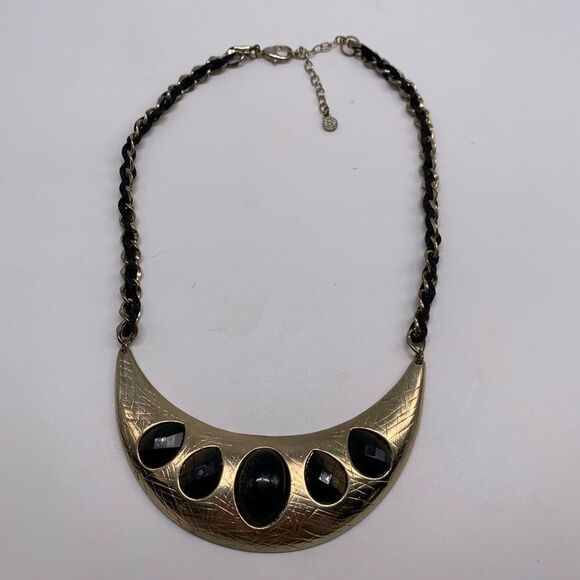 Ruby Rd. Jewelry - Ruby Rd Road Bib Statement Necklace Cabochon Retro